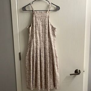 Gold and white Calvin Klein dress size 6